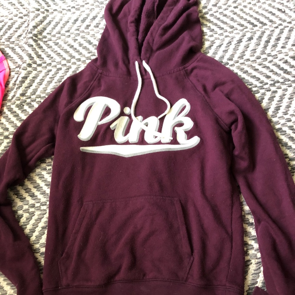 Maroon Pink hoodie